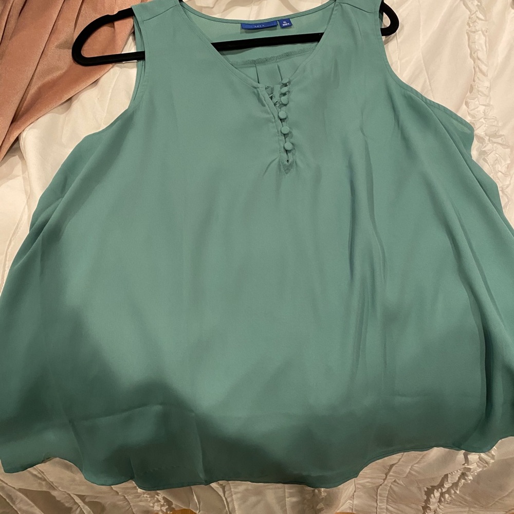Turquoise tank top